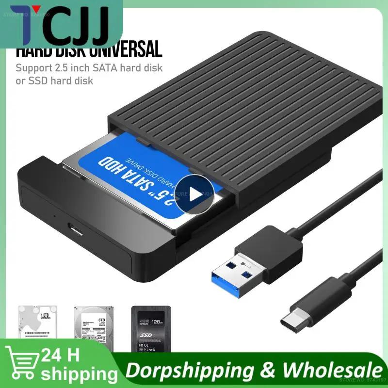 ϵ ̺ Ŭ  ϵ ũ ڽ, SSD SATA-USB C Ÿ ̺,  , 6TB ϵ ũ ڽ, 2.5 ġ ̽